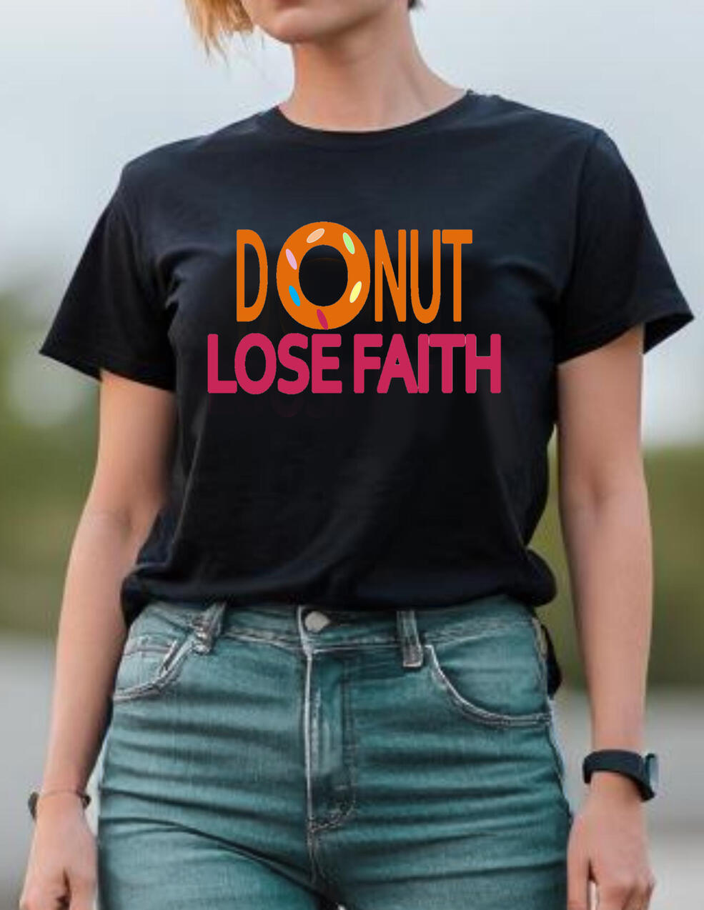 Donut Loose Faith Christian T-shirt