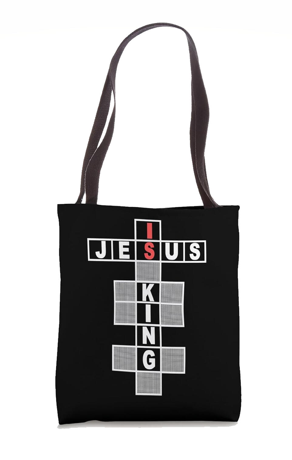 Jesus Is King Puzzle Tote Bag