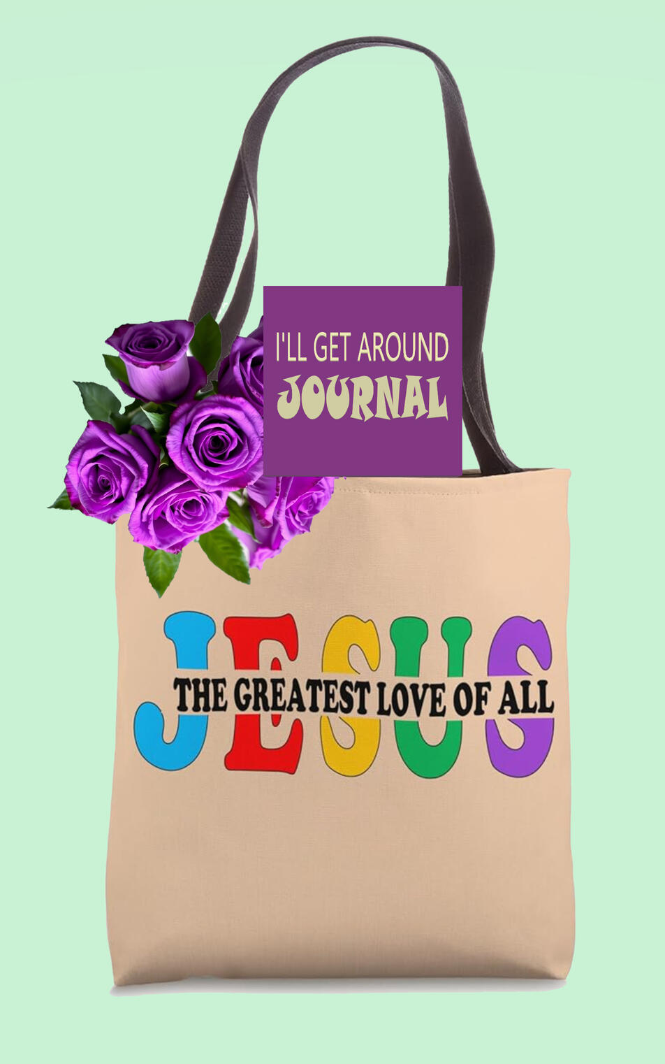 Jesus The Greatest Love Of All Christian Totebag