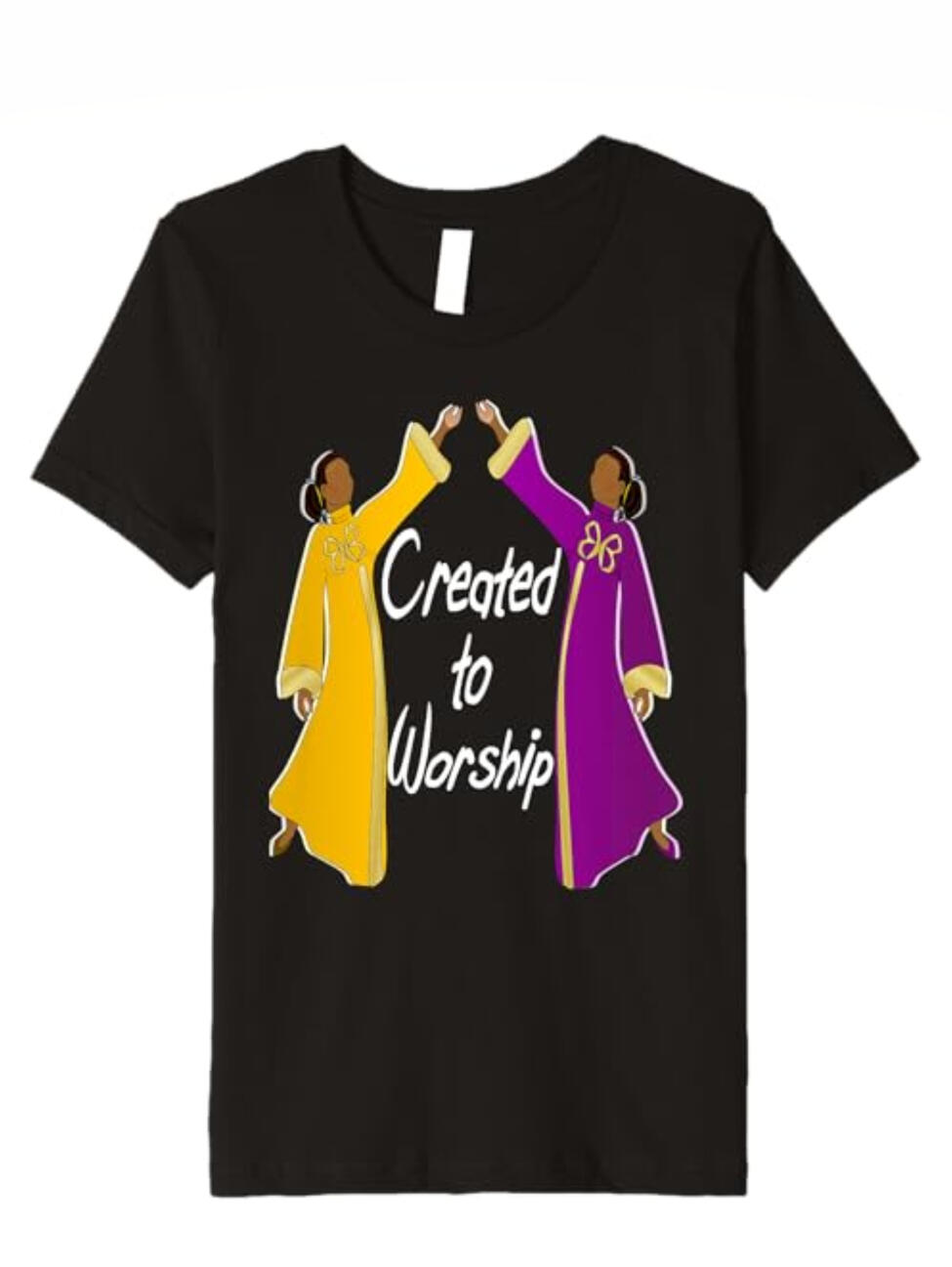 Created to Worship Premium Christian T-shirts