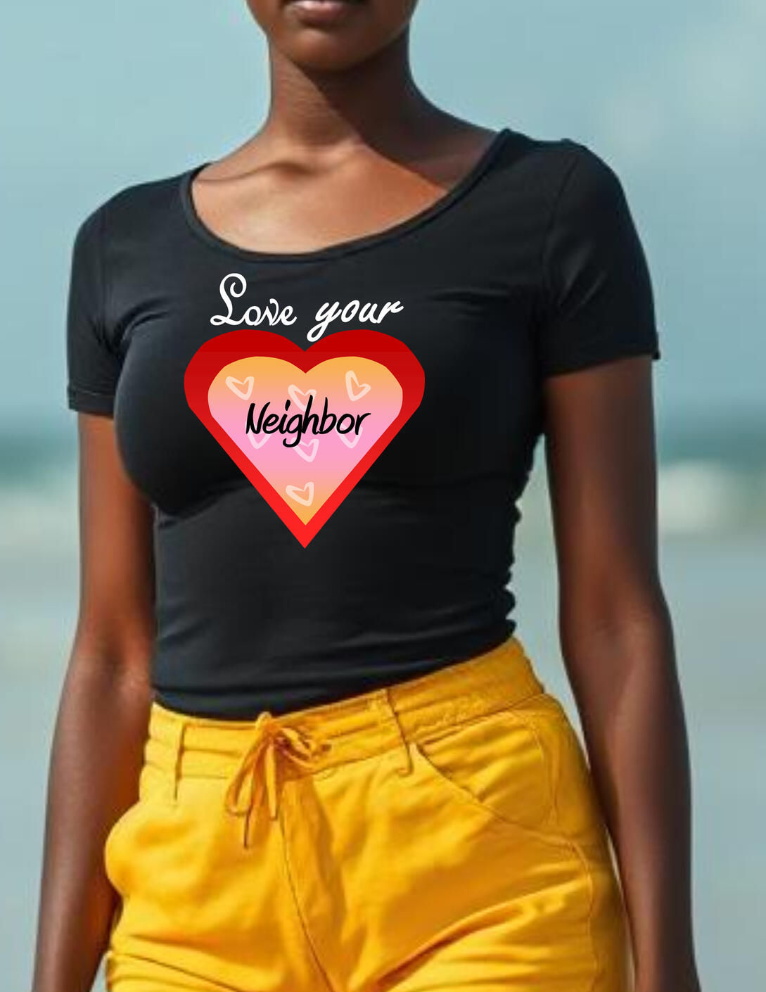 Love Your Neighbor Christian T-shirt
